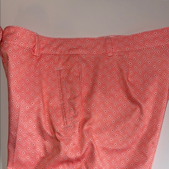 LADY HAGEN Orange and White Women's Shorts - Picture 7 of 11